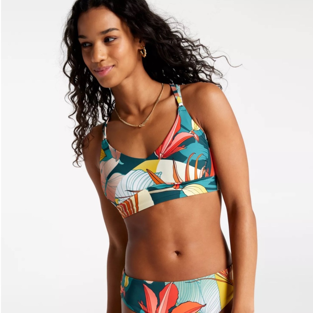CALIA Botanical Floral Bikini Set NWT